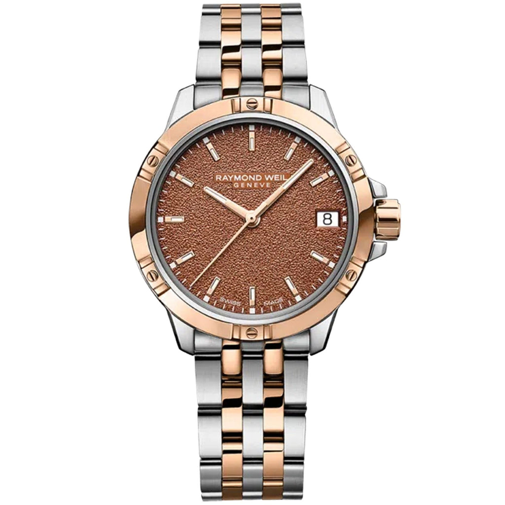 Raymond Weil Tango Ladies Watch Two Tone Brown 5960-SP5-70061
