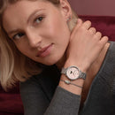 Olivia Burton Moonphase Ladies Silver Watch 24000297