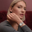 Olivia Burton Art Deco Ladies Silver Watch 24000293