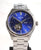 Rotary Oxford Automatic Watch Men's Silver with Blue Dial GB05095/05 - WatchStatus Ltd