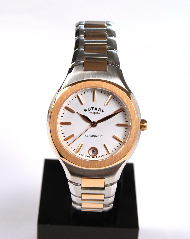 Rotary Kensington Ladies Watch Two Tone LB05106/02 - WatchStatus Ltd