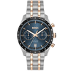 BOSS Tourmaster Men's Two-Tone Blue GMT Watch 1514288 BOSS