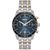 BOSS Tourmaster Men's Two-Tone Blue GMT Watch 1514288