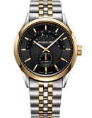 Raymond Weil Freelancer Half Moon Date Men's Watch Two Tone Black Dial Automatic 2738-STP-20001