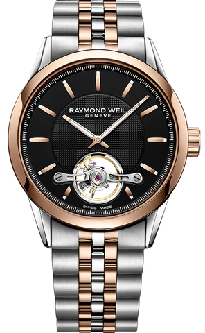 Raymond Weil Freelancer Men's Watch Black Dial Two-Tone Automatic 2710-SP5-20021