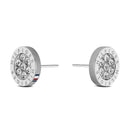 Tommy Hilfiger Crystal Stud Earrings Silver 2780565