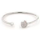 Tommy Hilfiger Crystal Bangle Bracelet Silver 2780570