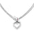Tommy Hilfiger Toggle Hearts Necklace Silver 2780967