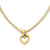 Tommy Hilfiger Toggle Hearts Necklace Gold 2780968
