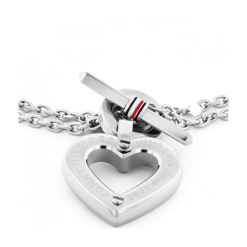Tommy Hilfiger Toggle Hearts Bracelet Silver 2780969