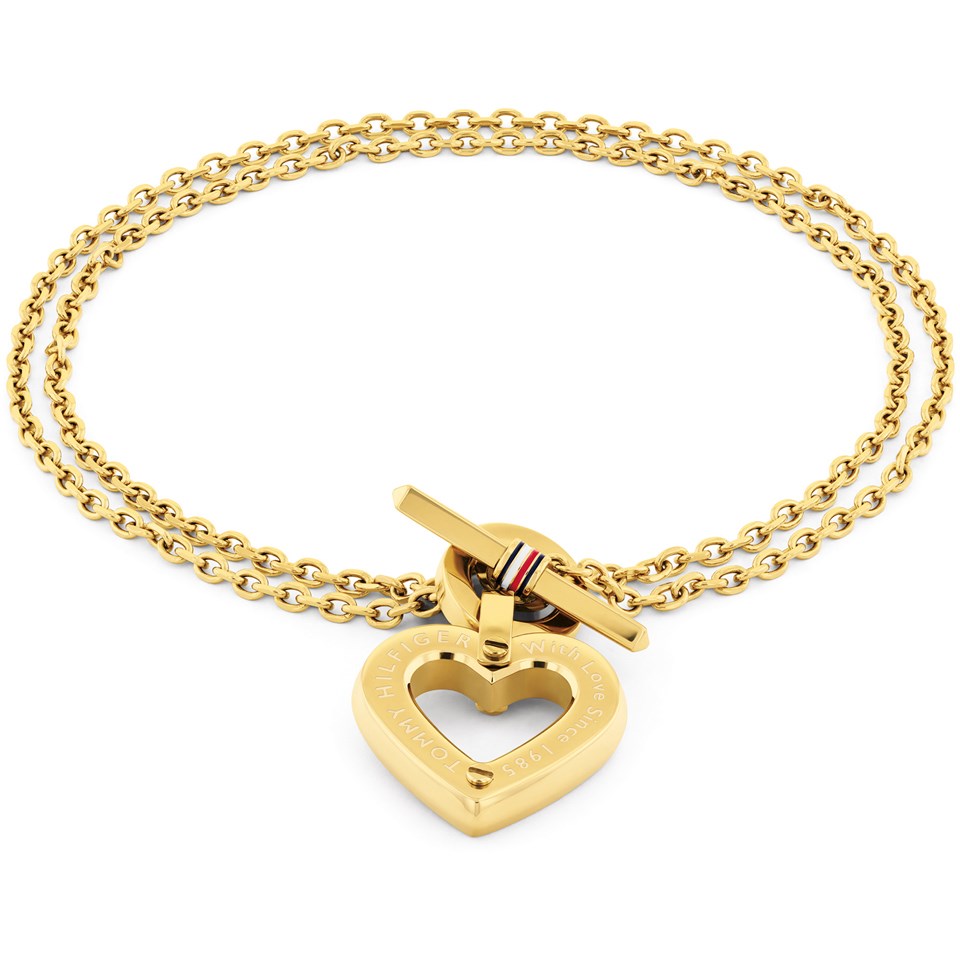 Tommy Hilfiger Toggle Hearts Bracelet Gold 2780970