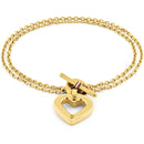 Tommy Hilfiger Toggle Hearts Bracelet Gold 2780970