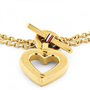 Tommy Hilfiger Toggle Hearts Bracelet Gold 2780970
