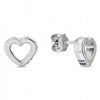 Tommy Hilfiger Toggle Hearts Earrings Silver 2780971 Tommy Hilfiger