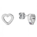 Tommy Hilfiger Toggle Hearts Earrings Silver 2780971