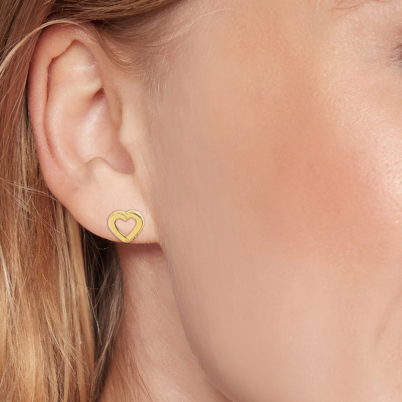 Tommy Hilfiger Toggle Hearts Earrings Gold 2780972