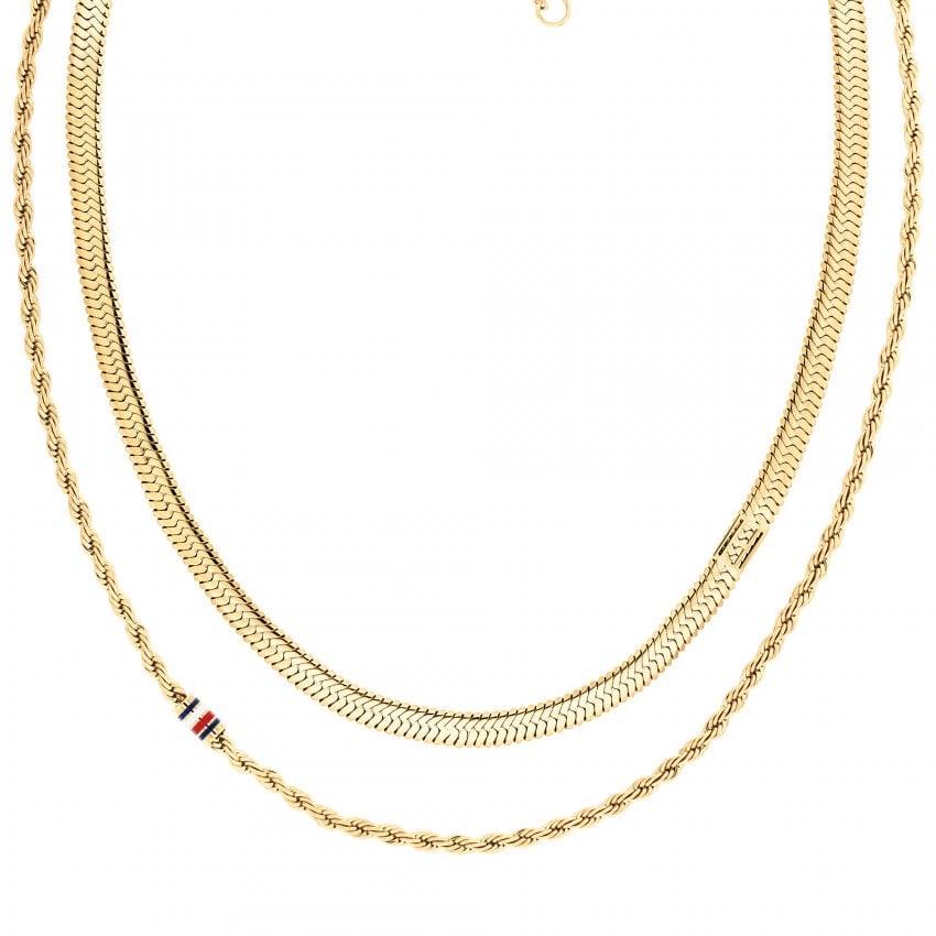 Tommy Hilfiger Layered Set Necklace Gold 2780980