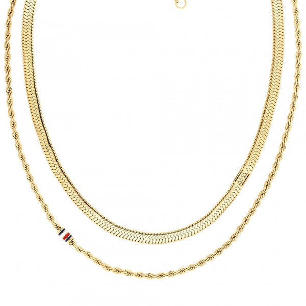 Tommy Hilfiger Layered Set Necklace Gold 2780980