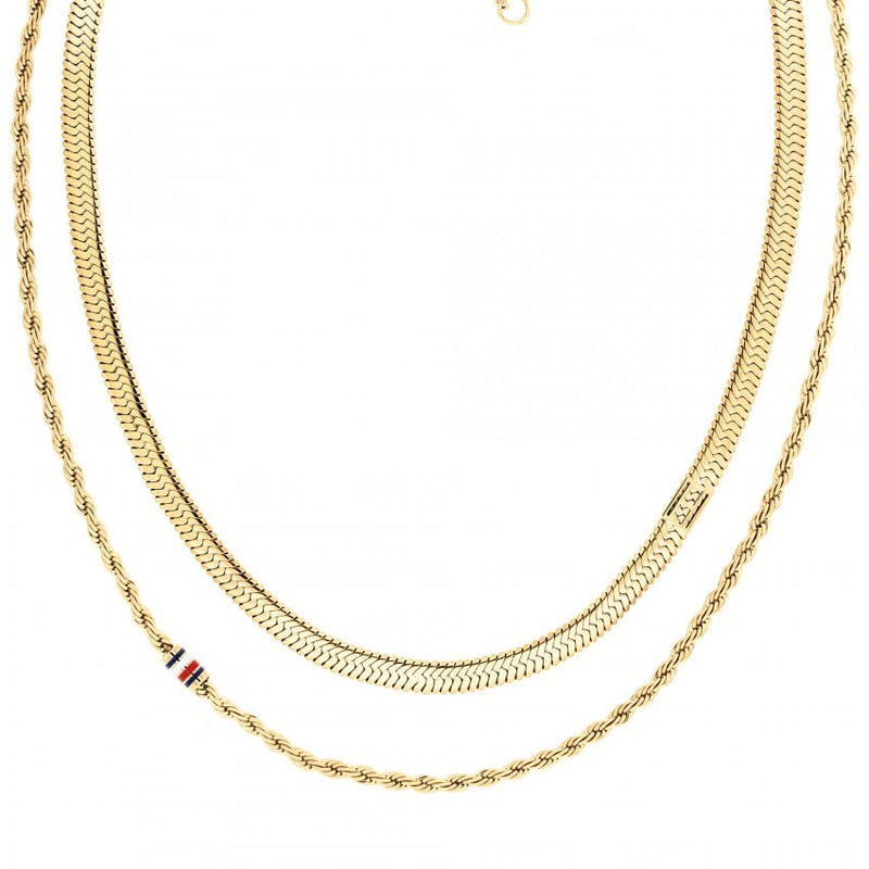 Tommy Hilfiger Layered Set Necklace Gold 2780980