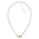 Tommy Hilfiger Nautical Knot Double Chain Necklace Two Tone 2780989