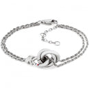 Tommy Hilfiger Nautical Knot Double Chain Bracelet Silver 2780990