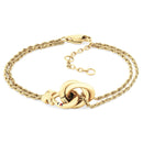 Tommy Hilfiger Nautical Knot Double Chain Bracelet Gold 2780991