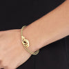 Tommy Hilfiger Nautical Knot Double Chain Bracelet Gold 2780991 Tommy Hilfiger