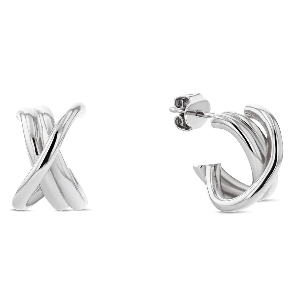 Tommy Hilfiger Nautical Knot Earrings Silver 2780992