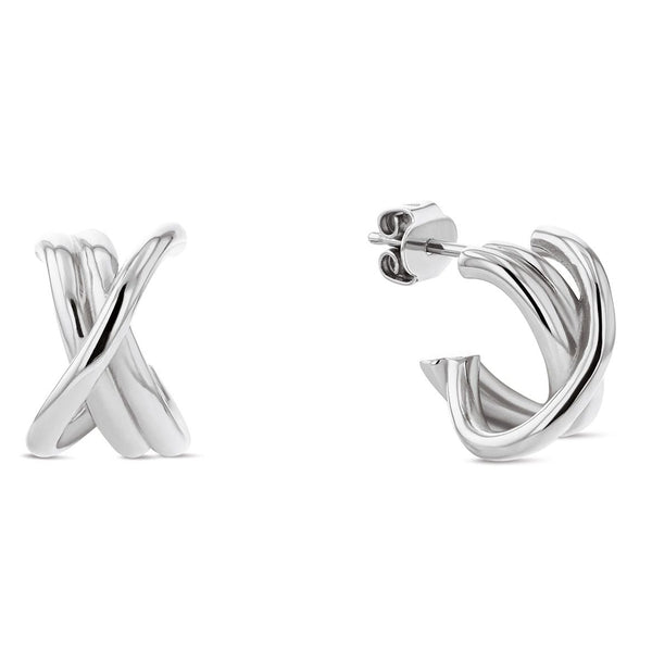 Tommy Hilfiger Nautical Knot Earrings Silver 2780992