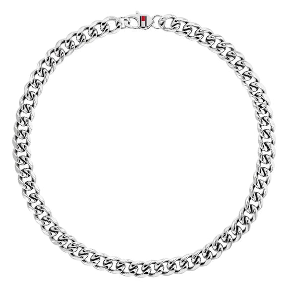 Tommy Hilfiger Wild Curb Chain Necklace Silver 2790614