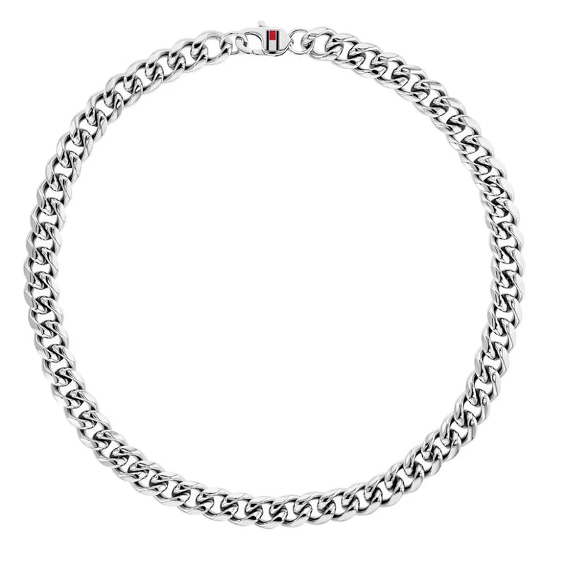 Tommy Hilfiger Wild Curb Chain Necklace Silver 2790614