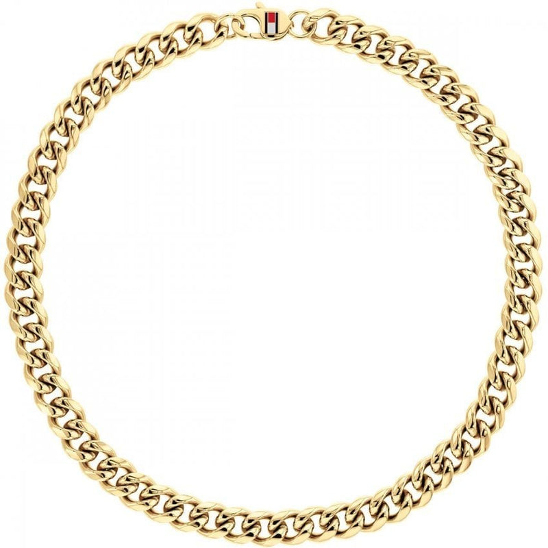 Tommy Hilfiger Wild Curb Chain Necklace Gold 2790615