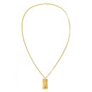 Tommy Hilfiger Jameson Dog Tag Necklace Gold 2790628