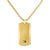 Tommy Hilfiger Jameson Dog Tag Necklace Gold 2790628