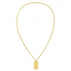 Tommy Hilfiger Jameson Dog Tag Necklace Gold 2790628 Tommy Hilfiger