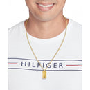 Tommy Hilfiger Jameson Dog Tag Necklace Gold 2790628
