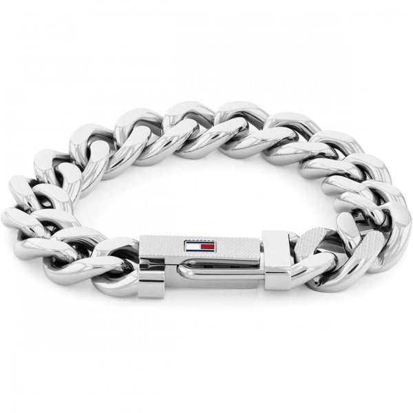 Tommy Hilfiger Wild Curb Chain Bracelet Silver 2790637