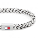 Tommy Hilfiger Braided Metal Men's Bracelet Silver 2790647