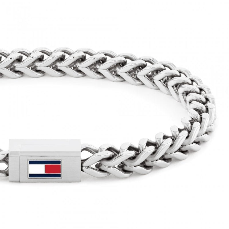 Tommy Hilfiger Braided Metal Men's Bracelet Silver 2790647