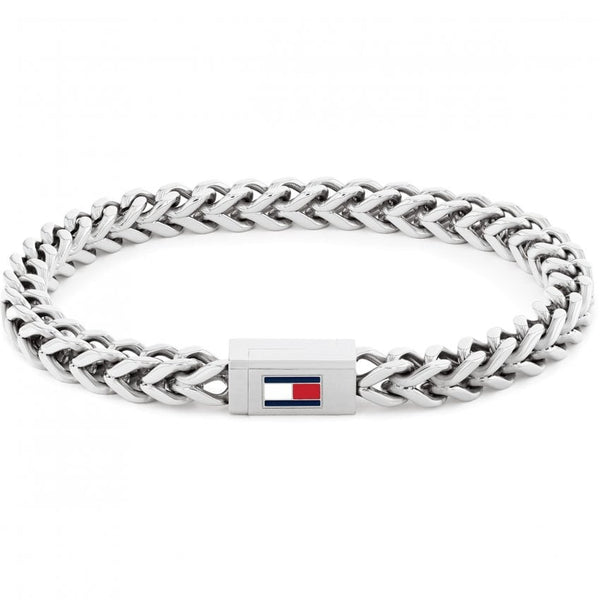 Tommy Hilfiger Braided Metal Men's Bracelet Silver 2790647