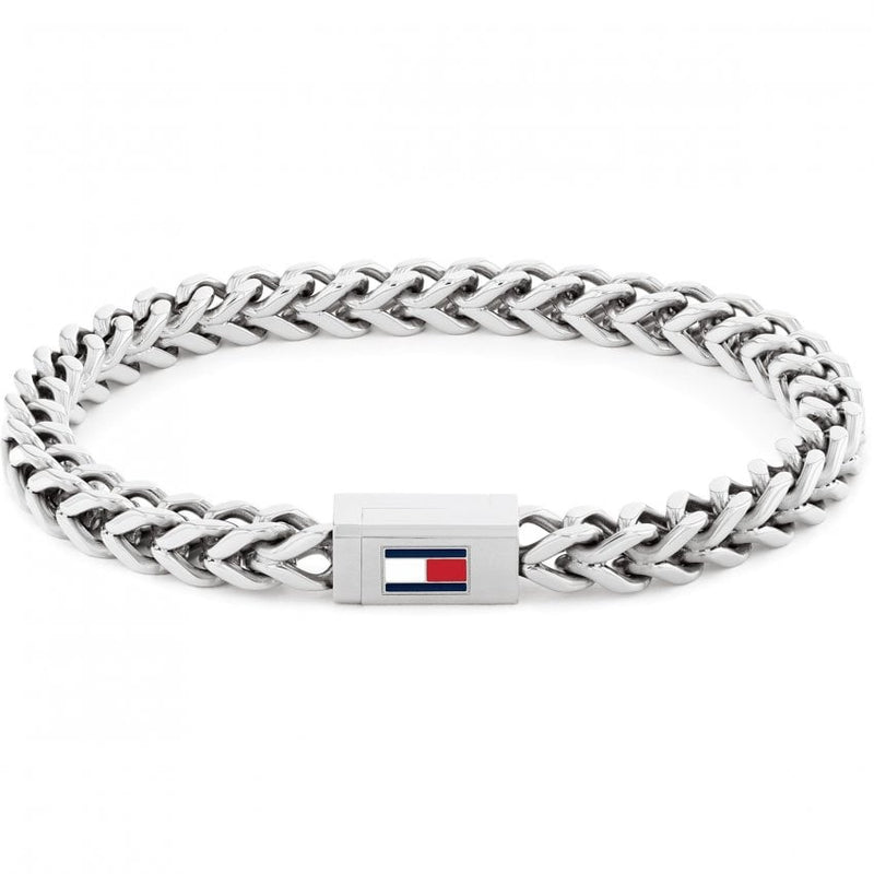 Tommy Hilfiger Braided Metal Men's Bracelet Silver 2790647
