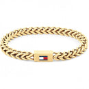 Tommy Hilfiger Braided Metal Men's Bracelet Gold 2790648