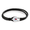Tommy Hilfiger Men's Bruce Leather Bracelet Black 2790654 Tommy Hilfiger