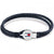Tommy Hilfiger Men's Bruce Leather Bracelet Navy 2790656