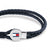 Tommy Hilfiger Men's Bruce Leather Bracelet Navy 2790656