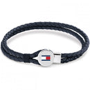 Tommy Hilfiger Men's Bruce Leather Bracelet Navy 2790656