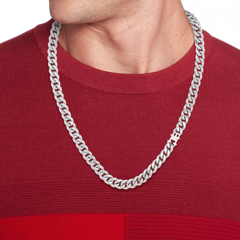 Tommy Hilfiger TH85 Chain Curb Necklace Silver 2790663