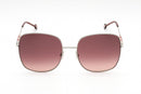Carolina Herrera Ladies Burgundy Square Sunglasses CH0035/S-03YG3X - WatchStatus Ltd