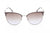 Carolina Herrera Ladies Burgundy Square Sunglasses CH0037/S-0KTSQR - WatchStatus Ltd