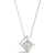 Princess Diamond Solitaire Pendant